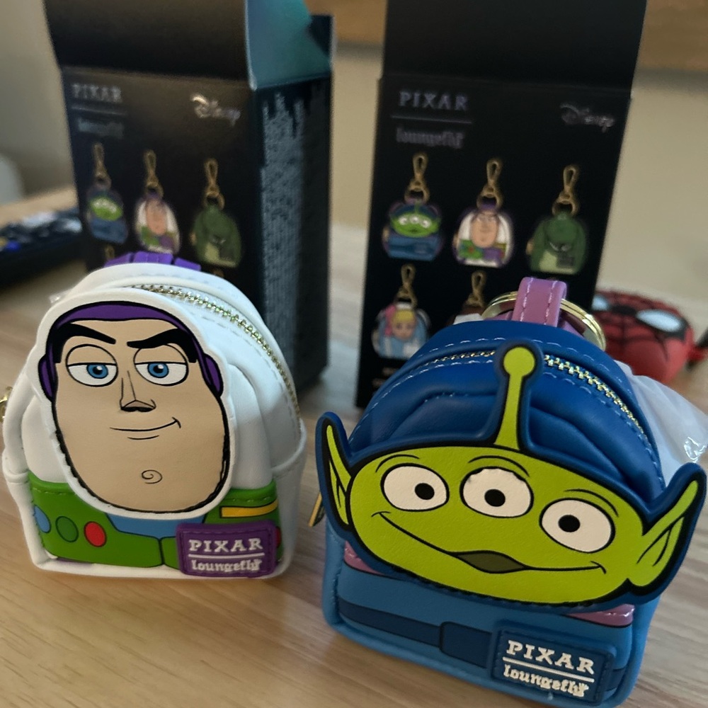Loungefly Pixar Buzz Lightyear and Alien Mini Backpacks